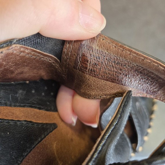 Ariat Women's Sandals Slip On Open Toe Slide Leather Stability Cushion Size 5.5M - Picture 8 of 9